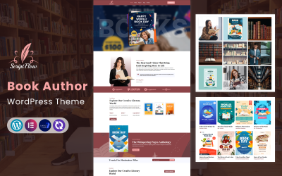 ScriptFlow – Book Author, Writer & Book Publisher WordPress Theme