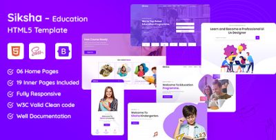 Siksha - Education & Online Course HTML5 Template