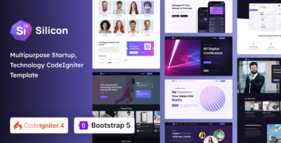 Silicon - CodeIgniter Multipurpose Business & Technology Template