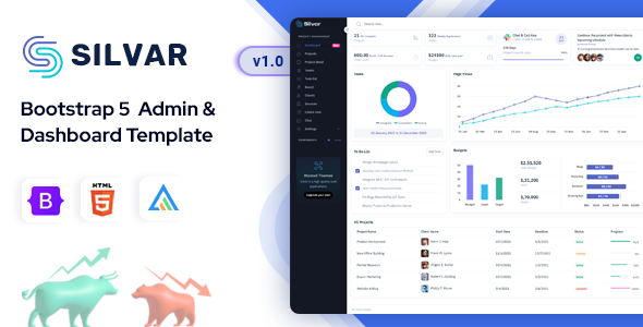 Silvar - Bootstrap 5 Admin & Dashboard Template Silvar - Bootstrap 5 Admin & Dashboard Template
