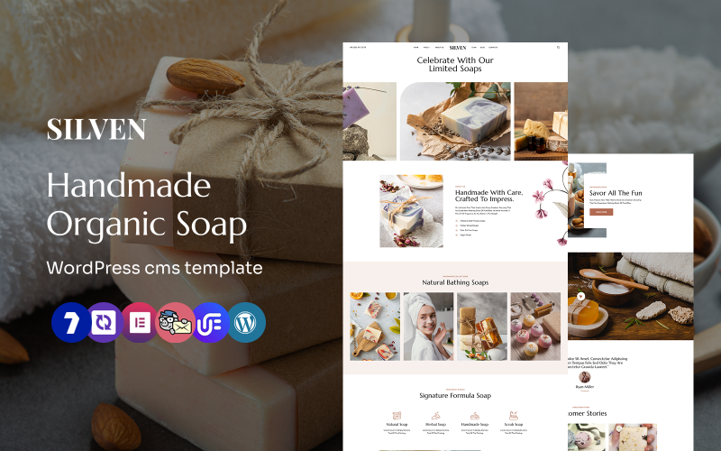 Silven - Handmade Soap and Crafts Shop Multipurpose WordPress Elementor Theme Silven - Handmade Soap and Crafts Shop Multipurpose WordPress Elementor Theme