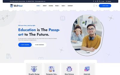 Skilnest - Education & Online Courses WordPress Theme