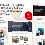 SkyTouch - Paragliding, Hill Trekking And Scuba Diving Multi purpose WP Theme.