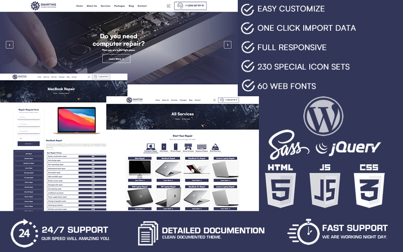 Smarting - Phone & Computer Repair WordPress Theme Smarting - Phone & Computer Repair WordPress Theme