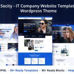 Socity - IT Company Website Template WordPress Theme