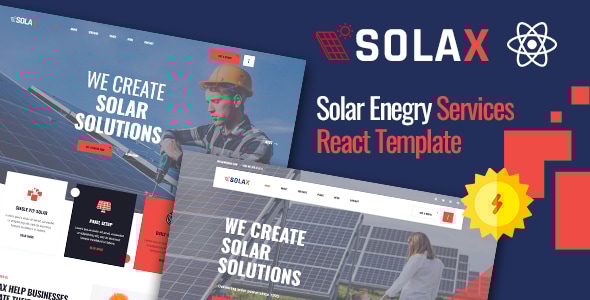 Solax | Green Energy React Template Solax | Green Energy React Template