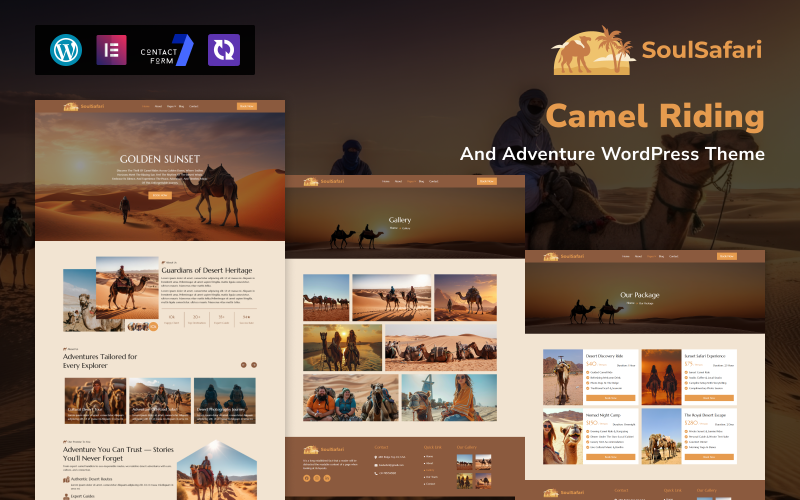 SoulSafari – Camel Riding & Adventure Multipurpose WordPress Theme SoulSafari – Camel Riding & Adventure Multipurpose WordPress Theme
