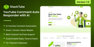 StackTube - YouTube Comment Auto-Responder with AI