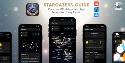 Stargazers Guide - Premium iOS Astronomy App Template