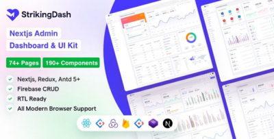 StrikingDash Next.js – Powerful & Scalable Admin Dashboard Template