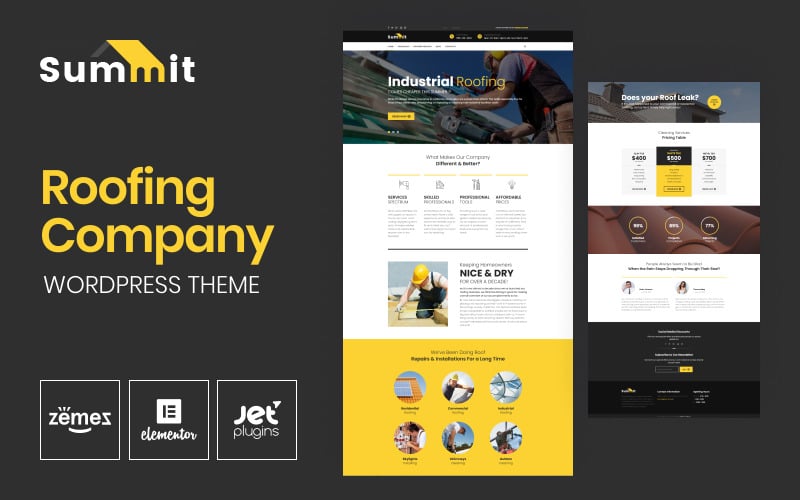 Summit - Roofing Responsive WordPress Theme Summit - Roofing Responsive WordPress Theme