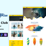 SurfRise - Surfing Club and Surf Board WordPress Elementor Theme