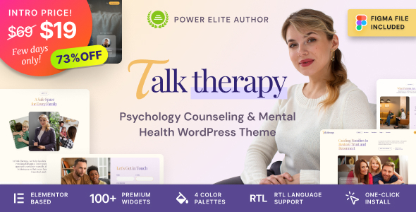 Talk Therapy – Psychology Counseling & Mental Health WordPress Theme Talk Therapy – Psychology Counseling & Mental Health WordPress Theme
