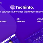 Techinfo - IT Solutions & Services Responsive WordPress Theme