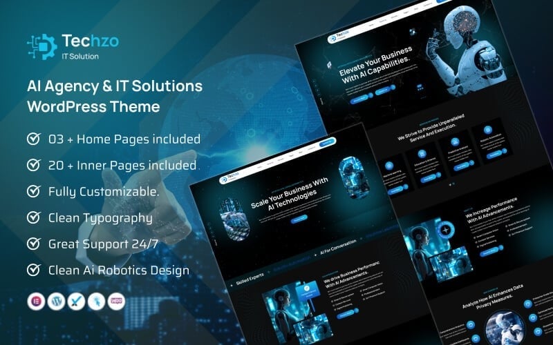 Techzo - AI Agency & IT Solutions WordPress Theme Techzo - AI Agency & IT Solutions WordPress Theme