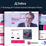 Telico - IT Technology & IT Solutions Business WordPress Theme