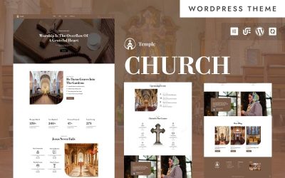 Temple - Church, Ministry & Prayer Group WordPress Elementor Theme