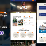 TennisForge – Professional Tennis Coaching & Sports Academy WordPress Theme