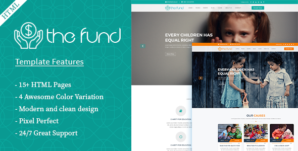 The Fund- Charity Crowdfunding HTML5 Template The Fund- Charity Crowdfunding HTML5 Template