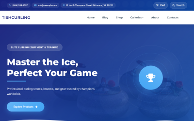 TishCurling - Curling WordPress Theme