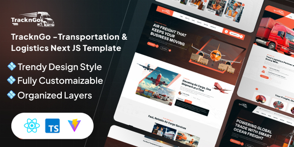 TracknGo -Transportation & Logistics React JS Template TracknGo -Transportation & Logistics React JS Template