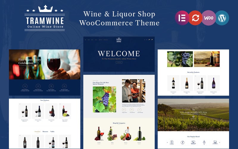 Tramwine - Liquor & Wine Shop WooCommerce Theme Tramwine - Liquor & Wine Shop WooCommerce Theme