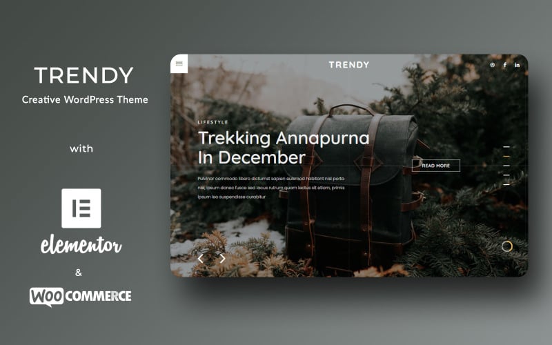 Trendy - Creative Fashion Handbag WordPress Theme Trendy - Creative Fashion Handbag WordPress Theme