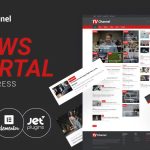 TVChannel - News Portal Modern WordPress Elementor Theme