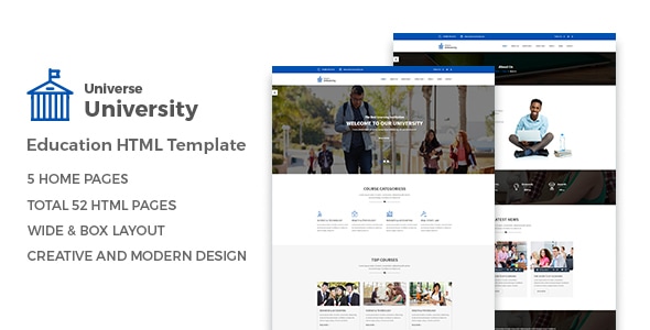Universe - University Website Template using Bootstrap Universe - University Website Template using Bootstrap