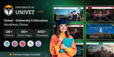Univet - University Education WordPress Theme