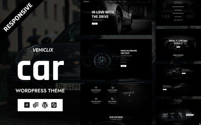 Vehiclix - Car Detailing & Car Dealer WordPress Elementor Theme