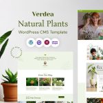 Verdea - Gardening and Houseplants WordPress CMS Elementor Template