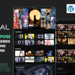 Visual – Anime & Movie Streaming Elementor WordPress Theme