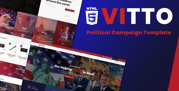 Vitto | Political Campaign HTML5 Template Vitto | Political Campaign HTML5 Template