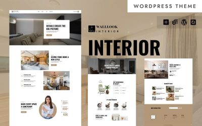 Walllook - Contemporary Interior & Architecture WordPress Elementor Theme