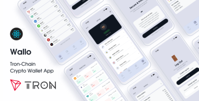 Wallo – Tron Network Crypto Wallet App