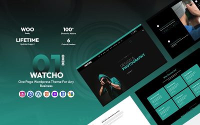 Watcho – One Page WordPress Theme For Any Business