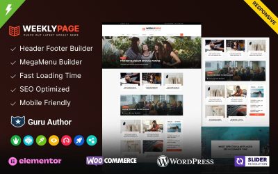 Weeklypage - News and Magazine Blog WordPress theme