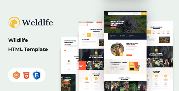 Weldlfe - Wildlife HTML Template Weldlfe - Wildlife HTML Template