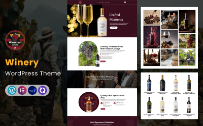Winecrest Estate– Winery, Vineyard & Wine Shop WordPress Theme