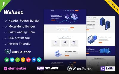 Wohost - Web Hosting WordPress Theme