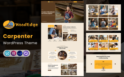 WoodEdge – Carpenter & Woodworking Services WordPress Theme