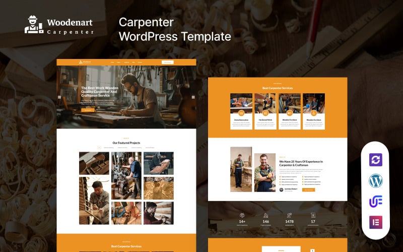 Woodernart - Carpentry And WoodWork Services WordPress Theme Woodernart - Carpentry And WoodWork Services WordPress Theme