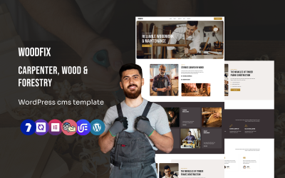 Woodfix - Woodworking and Carpentry Multipurpose WordPress Elementor Theme