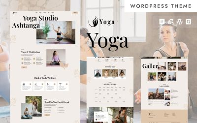 Yoga - Multifunctional & Healthy Yoga WordPress Elementor Theme