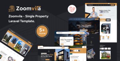 Zoomvilla – Single Property Laravel Template