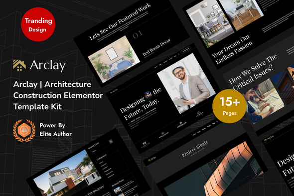 Arclay – Architecture Elementor Template Kit Arclay – Architecture Elementor Template Kit