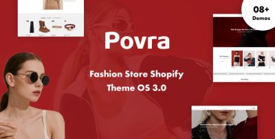 Povra – Fashion Store Shopify Theme OS 3.0 (Theme Block)