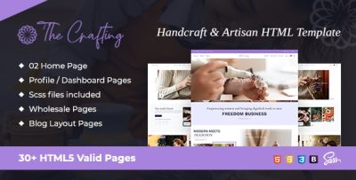 The Crafting - Handcraft & Artisan HTML Template