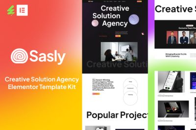 Sasly - Creative Solution Elementor Template Kit
